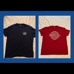 2 men’s American Eagle Graphic T-shirts // Size XL